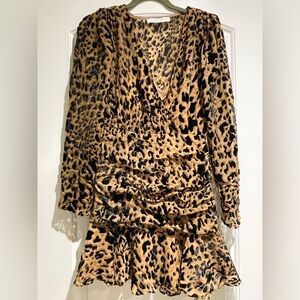 ASTR the label Leopard Pattern Dress